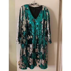 Long sleeve Sequin Sheath